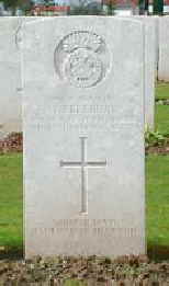 William Freebury headstone